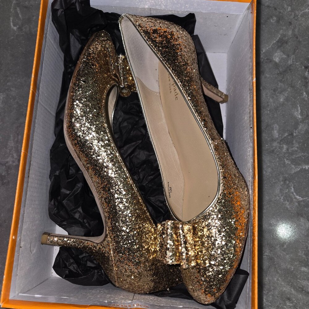 Kate Spade Glitter Heels